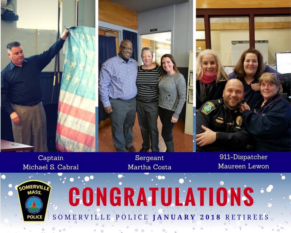 A Message Of Thanks From Somerville Police Department The Somerville