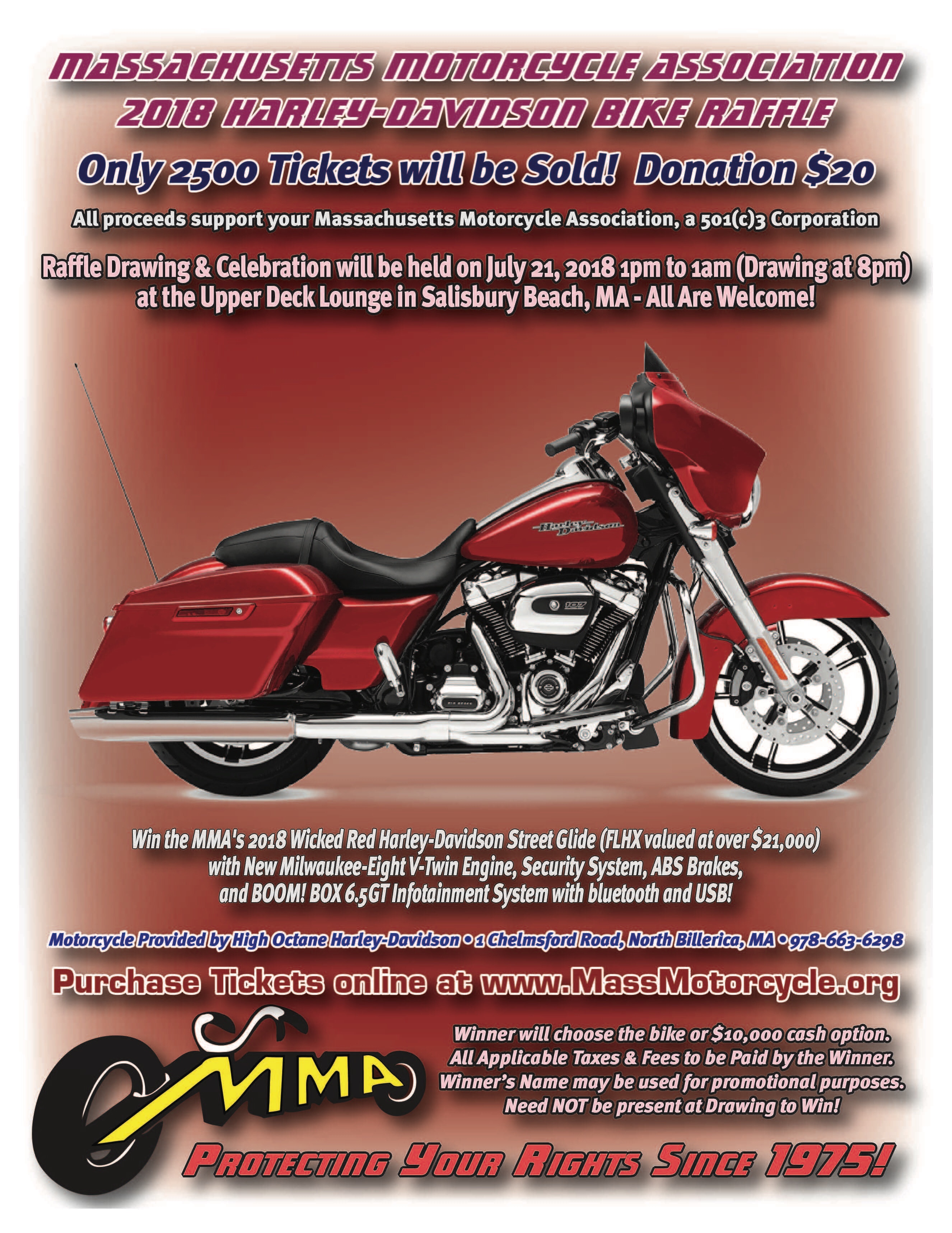 See your 2018 MMA Raffle Bike at upcoming Shows! | The Somerville ...